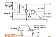 光电耦合器中的光耦合－光隔离器电路图