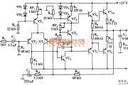 仪表放大器电路中的晶体管音频功率放大器电路图