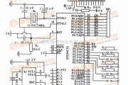 接口电路中的单片机与液晶显示器LM016接口电路图