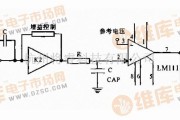 传感器电路中的旋进式漩涡流量计的转换电路图