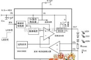 LED电路中的MAX16800的结构框图电路图