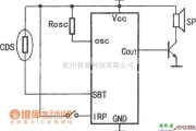 语音电路中的HY8000A光控应用电路原理电路图