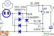 电源电路中的调光、闪烁两用插座电路图