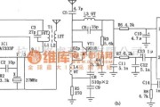 无线发射中的KIA733P、KIA7657P组成的可编码三通道发射、接收电路图