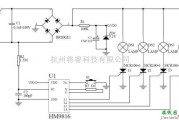 LED电路中的圣诞彩灯控制电路图