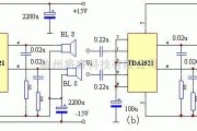 电子管功放中的TDA1521A功放电路图