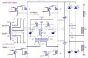 开关稳压电源中的开关电源功率输出级电路图(50KHz-120KHz 1KW-2KW)