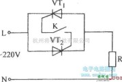 晶闸管控制中的普通晶闸管单线控制电路