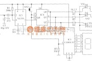 LED电路中的数码显示遥控电风扇电路