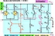 线性放大电路中的集成运放内部结构电路