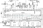 光电显示电路中的数显电子钟电路图