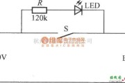 灯光控制中的有发光指示的电灯开关电路