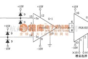 仪表放大器中的由INA102与PGA102构成可编程仪表放大器