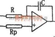运算放大电路中的基本反相积分器电路图