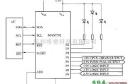 LED电路中的MAX7302驱动白光LED电路图