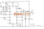 开关稳压电源中的由CWl524组成的降压式斩波开关稳压电源电路