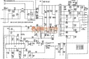 显示器电源中的PMV-P-14VC型彩色显示器的电源电路图