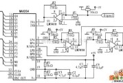 滤波器电路中的MAX264滤波器电路图
