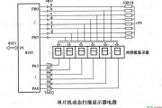 专用测量/显示电路中的单片机动态扫描显示器电路