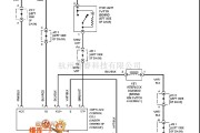 丰田中的97年凌志ES300档位互锁电路图