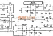 显示器电源中的SHARP K-160/170型彩色显示器的电源电路图