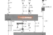 大宇中的大宇发动机警示灯　诊断插头电路图