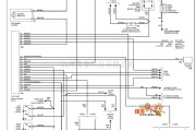 马自达中的马自达94DIAMANTE仪表板电路图