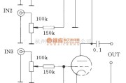 电子管功放中的电子管单级多路通过电阻耦合—直接耦合混合的输入电路