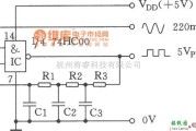 多种频率信号中的方波、正弦波发生器电路图