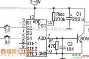 语音电路中的ML-01G型自动奏乐升旗仪式专用集成电路图