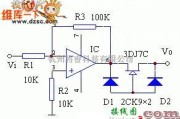 电流环放大电路中的集成运算放大器输出过流保护电路图