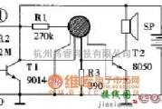 开关电路中的声控四声娃娃的电原理电路图