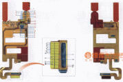 浪潮CU100型手机排线连线对应图