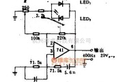 光电产生中的400HZ发光二极警与运算放大器联用的正弦波电路图