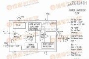 集成音频放大中的μPC1241H 音响IC电路图