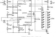 LED电路中的LT3755驱动LED应用电路