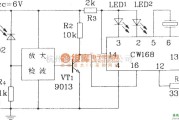 报警控制中的用红外线控制CW168的应用电路