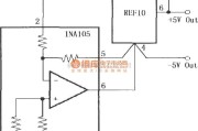 仪表放大器中的±5V精密电压基准源(INA105)