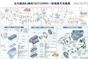 福田中的北汽福田BJ奥铃1027V2MB5-1型载重车电路图