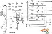 显示器电源中的彩色显示器DATAS HC-7423型的电源电路图