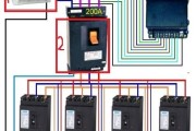 配电柜内部接线实物图