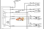 大众（一汽）中的大众 PASAT 电动后视镜电路图