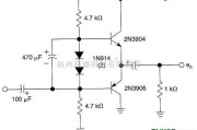 电源电路中的互补或双边交流射极跟随电路
