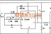 定时控制中的电饭锅预置断电定时器电路图