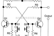 基础电路中的用按键触发触发器或双稳态多谐振荡器
