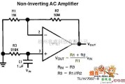 运算放大电路中的同相交流放大器电路图