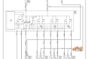马自达中的马自达96MONTERO电动窗电路图