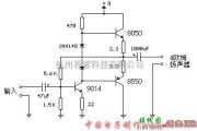 音频电路中的用8550和8050制作的简单晶体管小功放电路