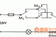 用三只开关控制一盏灯电路图