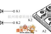 光敏二极管、三极管电路中的晶体二极管STTH20004VT1内部电路图